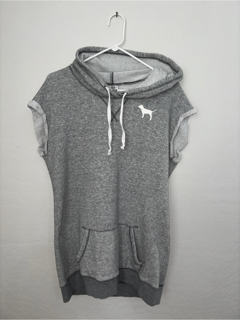 PINK Victoria's Secret Gray Hooded Pullover